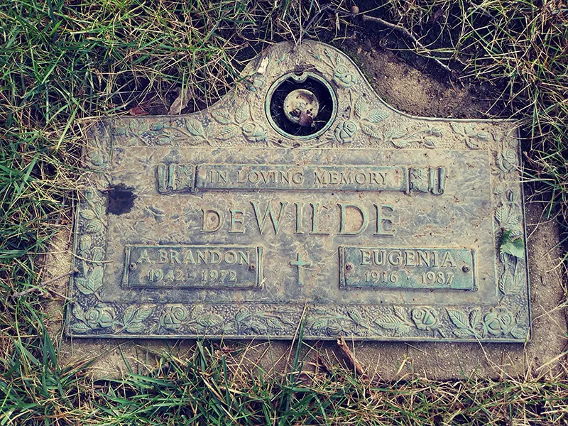 Brandon deWilde grave