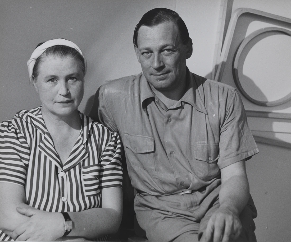 Alvar Aalto with his wife Aino Aalto