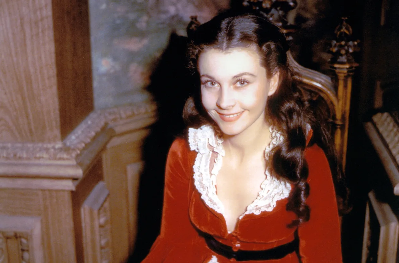 Vivien Leigh on the Set of "Gone with the Wind"
