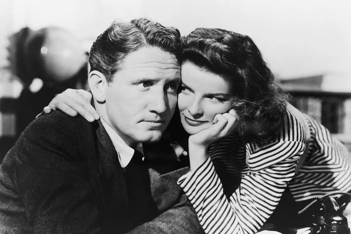 Spencer Tracy and Katharine Hepburn