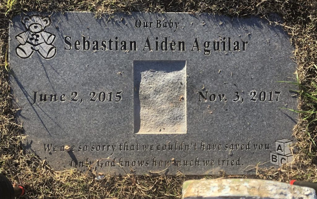 Sebastian Aiden Aguilar Grave Burial Site