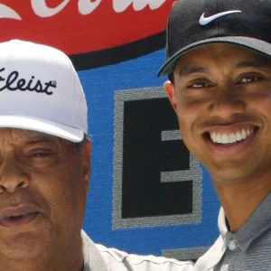 Earl Woods and Tiger Woods
