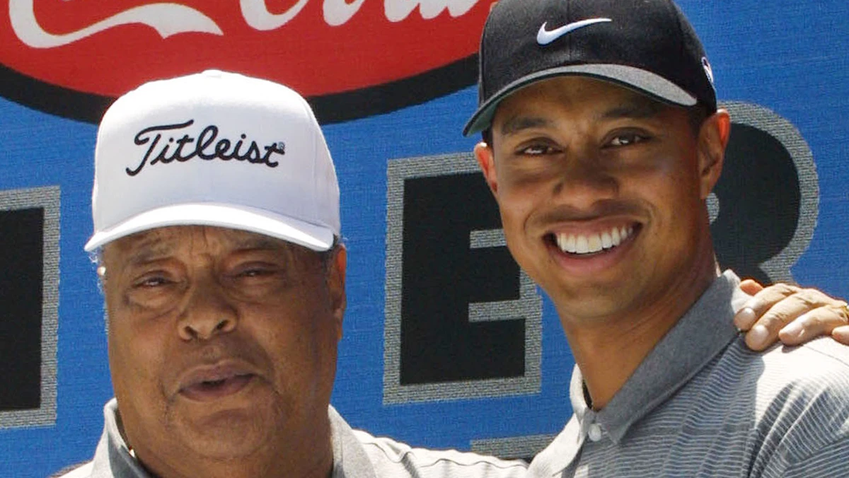 Earl Woods and Tiger Woods