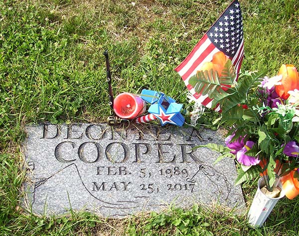Deonte Antone Cooper's grave