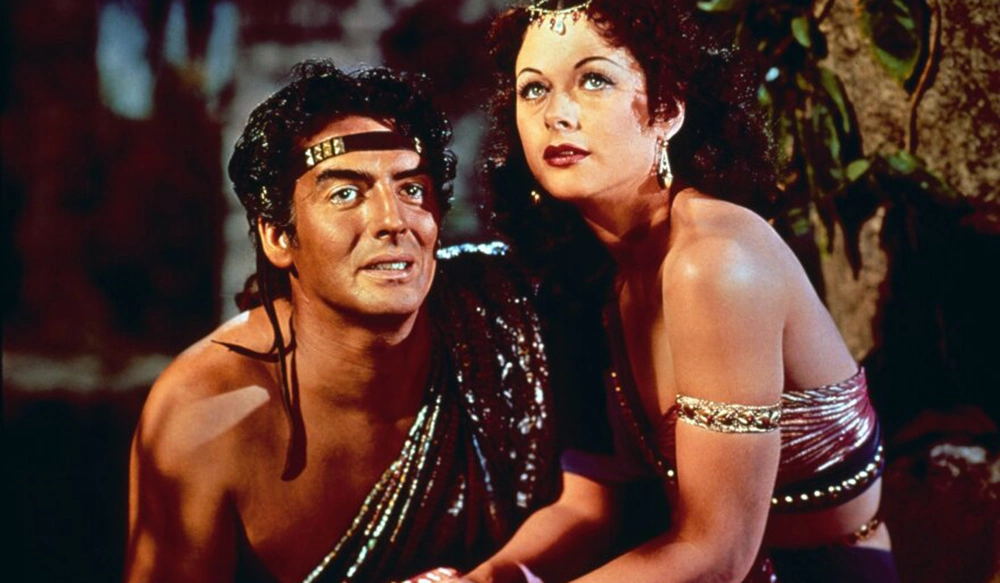 Victor Mature and Hedy Lamarr in Samson and Delilah (1949)