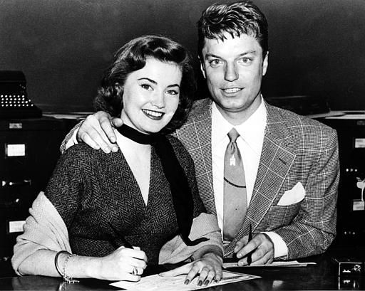 Guy Mitchell with wife Jackie Loughery