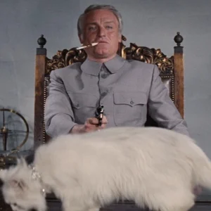 Charles Gray as Ernst Stavro Blofeld in the James Bond film Diamonds Are Forever