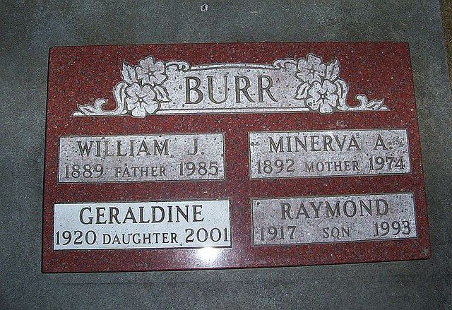 Raymond Burr Gravestone